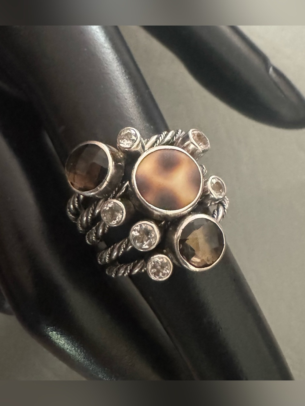 Lori Bonn 5 Sterling Silver Ring Set